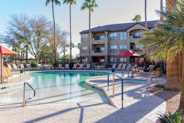 LaSolana Building 1 and Pool - Photo by Al Gableson